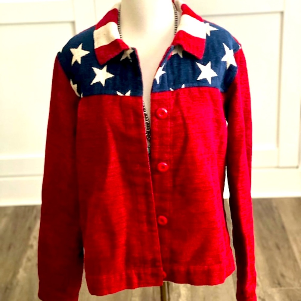 Vintage 4th Of July USA Corduroy Jacket